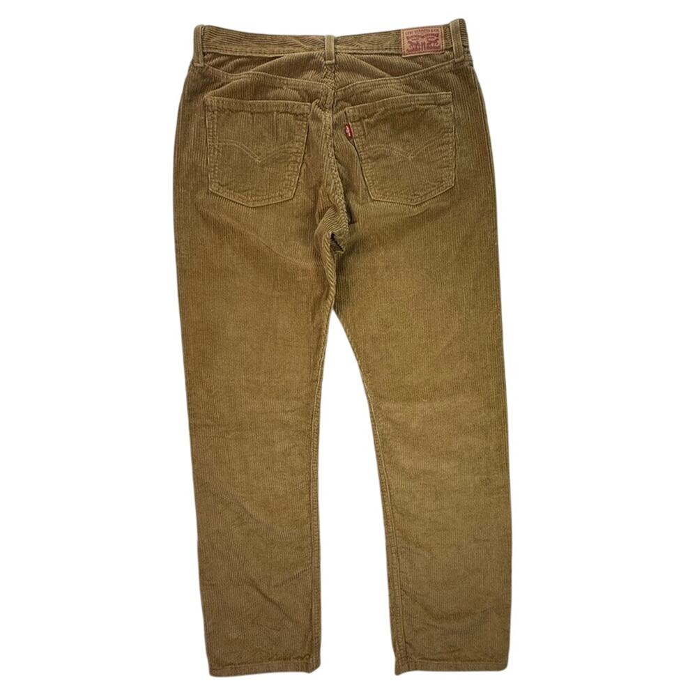 Levi’s 511 Slim Fit Corduroy Pants Brown Mid Rise Stretch Casual Classic W31L30 - Picture 3 of 15